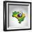 Brazil. Brazilian Soccer Concept Illustration-alexmillos-Framed Art Print