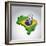 Brazil. Brazilian Soccer Concept Illustration-alexmillos-Framed Art Print