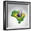 Brazil. Brazilian Soccer Concept Illustration-alexmillos-Framed Art Print