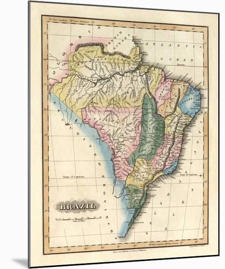 Brazil, c.1823-Fielding Lucas-Mounted Art Print