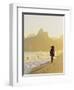 Brazil, City of Rio de Janeiro, Ipanema Beach and Morro Dois Irmaos at sunset.-Karol Kozlowski-Framed Photographic Print