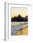 Brazil, City of Rio de Janeiro, Ipanema Beach and Morro Dois Irmaos during sunset.-Karol Kozlowski-Framed Photographic Print