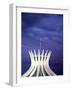 Brazil, Distrito Federal-Brasilia, Brasilia, Metropolitan Cathedral of Brasilia-Jane Sweeney-Framed Photographic Print