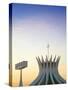 Brazil, Distrito Federal-Brasilia, Brasilia, Metropolitan Cathedral of Brasilia-Jane Sweeney-Stretched Canvas