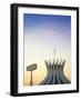 Brazil, Distrito Federal-Brasilia, Brasilia, Metropolitan Cathedral of Brasilia-Jane Sweeney-Framed Photographic Print