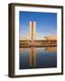 Brazil, Distrito Federal-Brasilia, Brasilia, National Congress of Brazil-Jane Sweeney-Framed Photographic Print