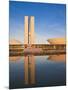 Brazil, Distrito Federal-Brasilia, Brasilia, National Congress of Brazil-Jane Sweeney-Mounted Photographic Print