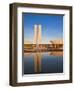 Brazil, Distrito Federal-Brasilia, Brasilia, National Congress of Brazil-Jane Sweeney-Framed Photographic Print