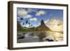 Brazil, Fernando De Noronha, Conceicao Beach with Morro Pico Mountain in the Background-Michele Falzone-Framed Photographic Print