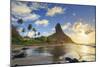 Brazil, Fernando De Noronha, Conceicao Beach with Morro Pico Mountain in the Background-Michele Falzone-Mounted Photographic Print