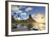 Brazil, Fernando De Noronha, Conceicao Beach with Morro Pico Mountain in the Background-Michele Falzone-Framed Photographic Print