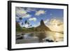 Brazil, Fernando De Noronha, Conceicao Beach with Morro Pico Mountain in the Background-Michele Falzone-Framed Photographic Print