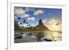 Brazil, Fernando De Noronha, Conceicao Beach with Morro Pico Mountain in the Background-Michele Falzone-Framed Photographic Print