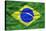 Brazil Flag-Sarah Nicholl-Stretched Canvas