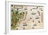 Brazil from the "Miller Atlas" by Pedro Reinel, circa 1519-null-Framed Giclee Print