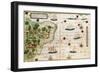 Brazil from the "Miller Atlas" by Pedro Reinel, circa 1519-null-Framed Giclee Print