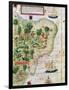 Brazil from the "Miller Atlas" by Pedro Reinel, circa 1519-null-Framed Giclee Print