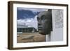 Brazil, Goias State, Brasilia , Juscelino Kubitschek Memorial and Law Courts-null-Framed Giclee Print