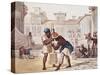 Brazil, History of Exploration, Workers Laying Paving from Journey to Historic Brazil-null-Stretched Canvas
