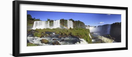 Brazil, Iguassu Falls National Park (Cataratas Do Iguacu), Devil's Throat (Garganta Do Diabo)-Michele Falzone-Framed Premium Photographic Print