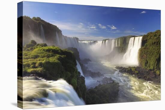 Brazil, Iguassu Falls National Park (Cataratas Do Iguacu), Devil's Throat (Garganta Do Diabo)-Michele Falzone-Stretched Canvas