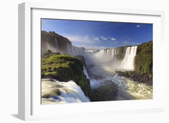 Brazil, Iguassu Falls National Park (Cataratas Do Iguacu), Devil's Throat (Garganta Do Diabo)-Michele Falzone-Framed Photographic Print