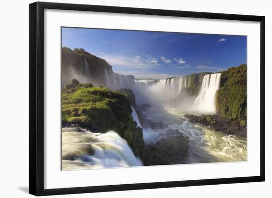 Brazil, Iguassu Falls National Park (Cataratas Do Iguacu), Devil's Throat (Garganta Do Diabo)-Michele Falzone-Framed Photographic Print