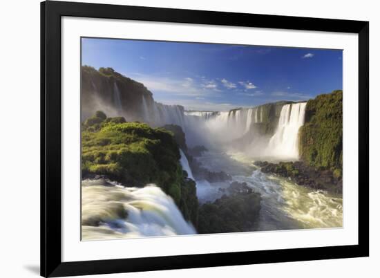 Brazil, Iguassu Falls National Park (Cataratas Do Iguacu), Devil's Throat (Garganta Do Diabo)-Michele Falzone-Framed Photographic Print