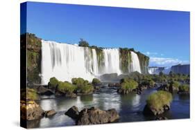 Brazil, Iguassu Falls National Park (Cataratas Do Iguacu), Devil's Throat (Garganta Do Diabo)-Michele Falzone-Stretched Canvas