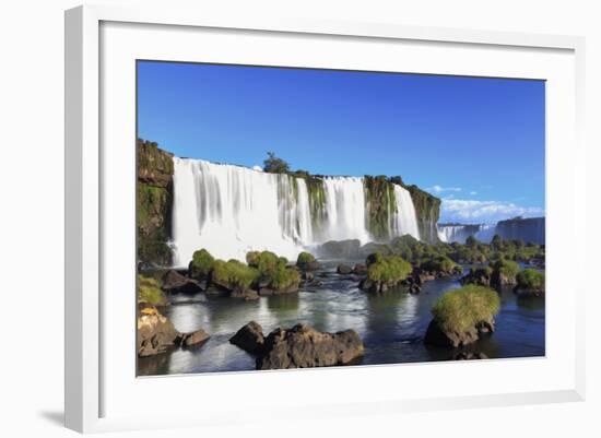 Brazil, Iguassu Falls National Park (Cataratas Do Iguacu), Devil's Throat (Garganta Do Diabo)-Michele Falzone-Framed Photographic Print