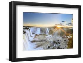 Brazil, Iguassu Falls National Park (Cataratas Do Iguacu), Devil's Throat (Garganta Do Diabo)-Michele Falzone-Framed Photographic Print