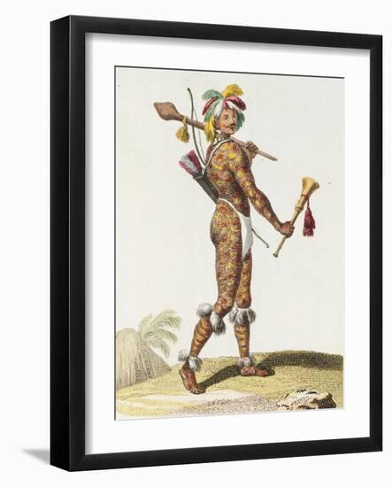 Brazil, Indian Man from Orinoco-null-Framed Giclee Print