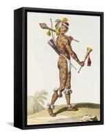 Brazil, Indian Man from Orinoco-null-Framed Stretched Canvas