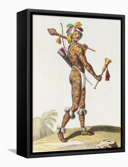 Brazil, Indian Man from Orinoco-null-Framed Stretched Canvas