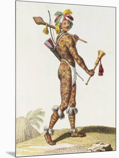 Brazil, Indian Man from Orinoco-null-Mounted Giclee Print