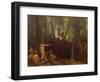 Brazil, Manufacture of Curare in the Brazilian Forests-Francois-xavier Fabre-Framed Giclee Print