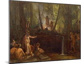 Brazil, Manufacture of Curare in the Brazilian Forests-Francois-xavier Fabre-Mounted Giclee Print