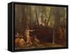 Brazil, Manufacture of Curare in the Brazilian Forests-Francois-xavier Fabre-Framed Stretched Canvas
