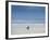 Brazil, Maranhao, Sao Luis, Sao Marcos Beach, Boy Playing Football on the Beach-Alex Robinson-Framed Photographic Print