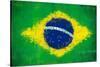 Brazil Painted Flag-jordygraph-Stretched Canvas