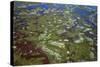 Brazil, Pantanal, Mato Grosso Do Sul. an Aerial View of a Section of the Pantanal-Nigel Pavitt-Stretched Canvas