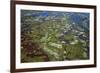 Brazil, Pantanal, Mato Grosso Do Sul. an Aerial View of a Section of the Pantanal-Nigel Pavitt-Framed Photographic Print