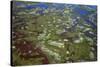 Brazil, Pantanal, Mato Grosso Do Sul. an Aerial View of a Section of the Pantanal-Nigel Pavitt-Stretched Canvas