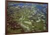 Brazil, Pantanal, Mato Grosso Do Sul. an Aerial View of a Section of the Pantanal-Nigel Pavitt-Framed Photographic Print