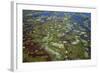 Brazil, Pantanal, Mato Grosso Do Sul. an Aerial View of a Section of the Pantanal-Nigel Pavitt-Framed Photographic Print