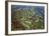 Brazil, Pantanal, Mato Grosso Do Sul. an Aerial View of a Section of the Pantanal-Nigel Pavitt-Framed Photographic Print