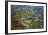 Brazil, Pantanal, Mato Grosso Do Sul. an Aerial View of a Section of the Pantanal-Nigel Pavitt-Framed Photographic Print