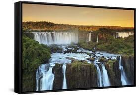 Brazil, Parana, Iguassu Falls National Park (Cataratas Do Iguacu) (Unesco Site)-Michele Falzone-Framed Stretched Canvas