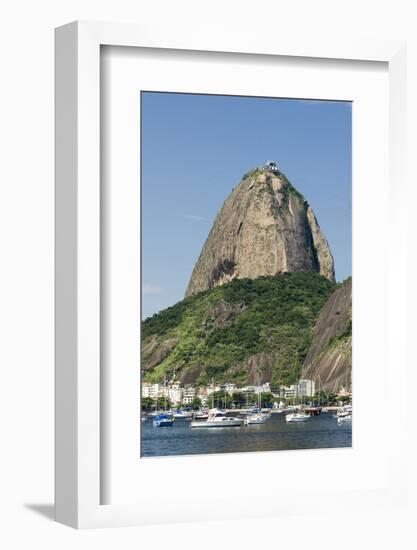 Brazil, Rio De Janeiro, Botafogo, Sugarloaf, Harbor-Chris Seba-Framed Photographic Print