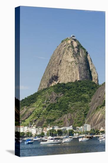 Brazil, Rio De Janeiro, Botafogo, Sugarloaf, Harbor-Chris Seba-Stretched Canvas